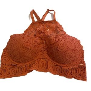 Victoria Secret Pink High Neck Push Up Bralette M